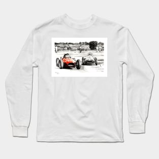 Ferrari Dino 246 Mike Hawthorn, Stirling Moss Long Sleeve T-Shirt